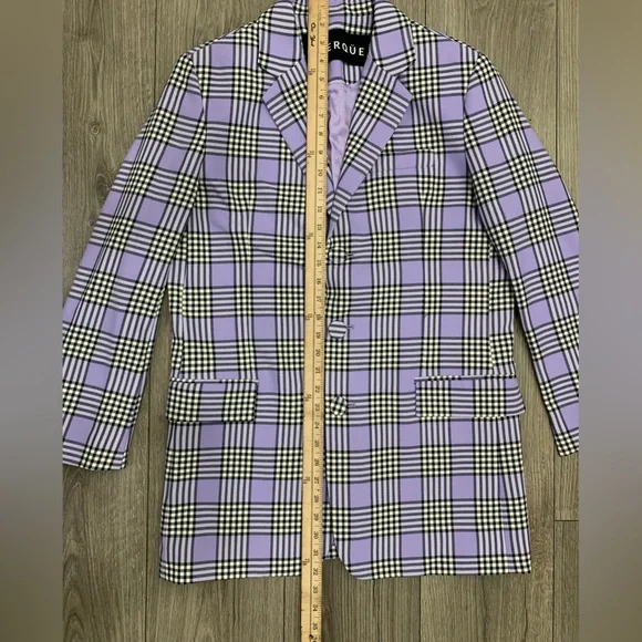 Uterque Check 2‎ Piece Suit Sz S NWOT - Picture 3 of 16